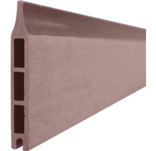 Kunststoff-Sockelleiste mit Hohlkammerprofil