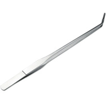 Pinzette aus Metall, gebogen