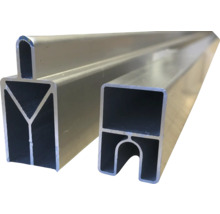 Aluminiumprofile im Querschnitt