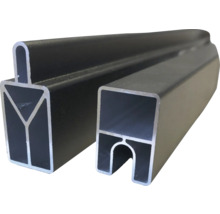 Aluminiumprofile im Querschnitt