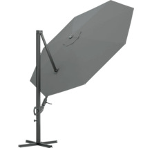 Freiarm-Sonnenschirm mit Fußkreuz für den Garten