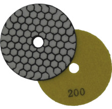 Zwei Schleifpads für die Steinbearbeitung, Körnung 200