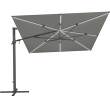 Freiarm-Sonnenschirm mit Beleuchtung für den Garten oder die Terrasse