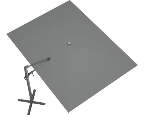 Rechteckiger Sonnenschirm mit Fuß