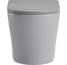 Wand-Tiefspül-WC mit WC-Sitz in mattem Design für moderne Badezimmerausstattung.