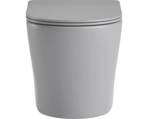 Wand-Tiefspül-WC mit WC-Sitz in mattem Design für moderne Badezimmerausstattung.