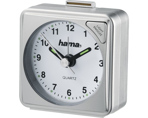 Reisewecker Analog A50 silber 5,6x5,6 cm