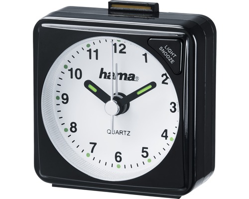 Reisewecker Analog A50 schwarz 5,6x5,6 cm