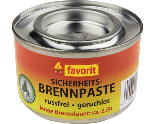 Dose Sicherheitsbrennpaste mit einer Brenndauer von circa 2,5 Stunden