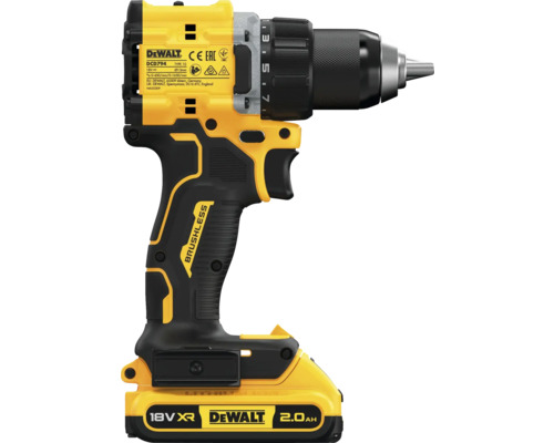 DeWalt Akku-Bohrschrauber mit 18 Volt und 2.0 Ah Akku.