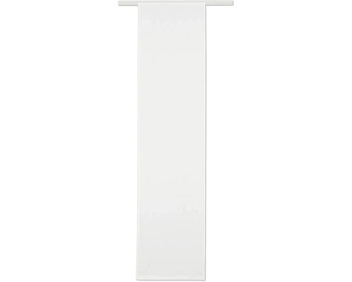 Schiebegardine Canvas weiß 245x60 cm Rollo zur Fensterdekoration