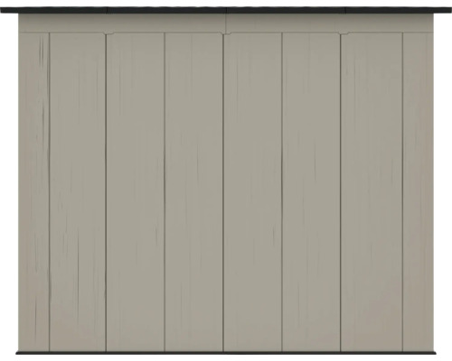 Gartenschrank mit Holzwand-Optik