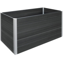 Hochbeet aus WPC mit Aluminiumrahmen