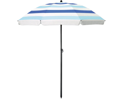 Gestreifter Sonnenschirm für den Außenbereich