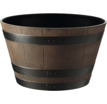 Blumentopf in Fassoptik