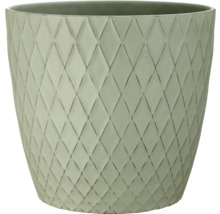 Blumentopf mit Diamantenmuster