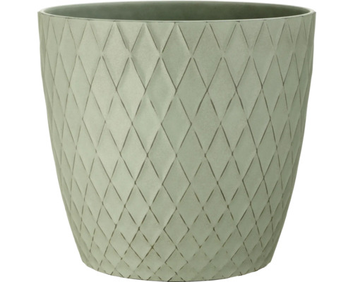 Blumentopf mit Diamantenmuster