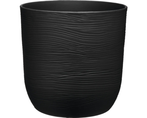 Pflanztopf mit wellenförmiger Textur