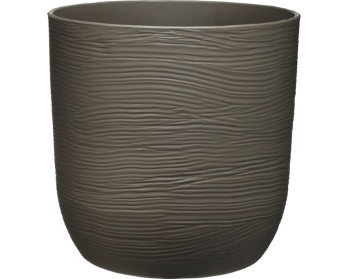Pflanztopf mit Holzoptik