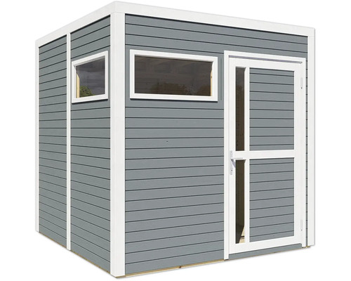 Gartenhaus mit Fenster und Tür