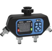 Bewässerungscomputer mit vier Ausgängen und digitaler Anzeige