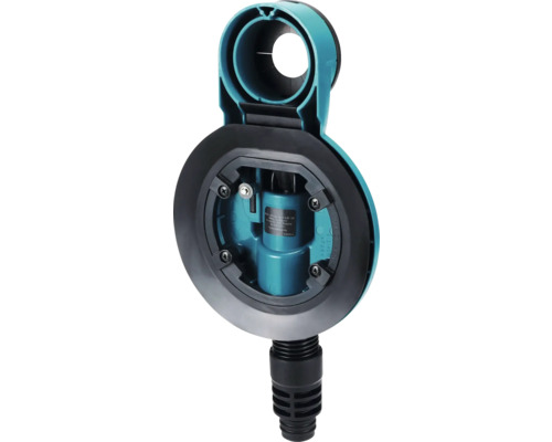 Gartenpumpe mit Gehäuse geöffnet