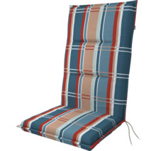 Auflage für Hochlehner-Gartenstuhl mit kariertem Muster