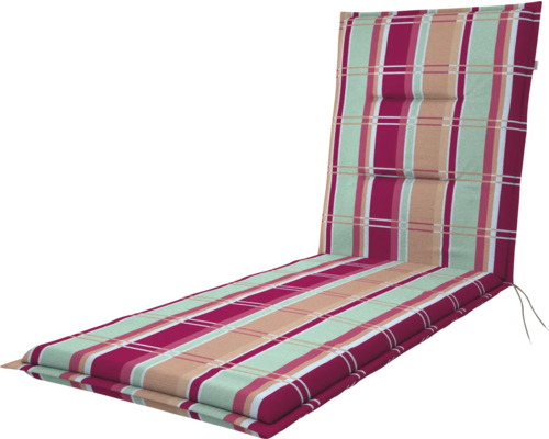 Auflage für Gartenliegen mit Streifenmuster