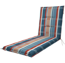 Auflage für Gartenliege mit Streifenmuster