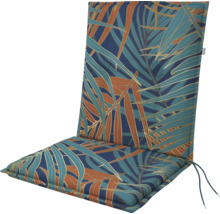 Auflage für Hochlehner-Gartenstuhl mit Blattmuster