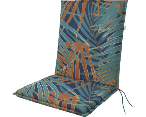 Auflage für Hochlehner-Gartenstuhl mit Blattmuster