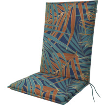 Stuhlkissen mit Blattmuster für hohe Gartenstühle