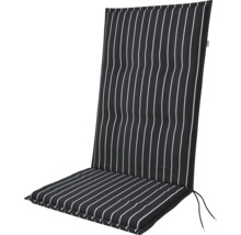 Gestreiftes Stuhlkissen für Gartenmöbel