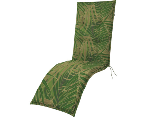 Gartenliegenauflage mit Blattmuster