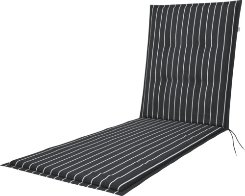 Gestreifte Liegenauflage für Gartenmöbel
