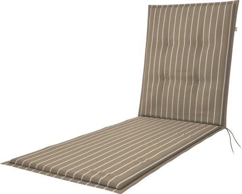 Liegenauflage mit Streifenmuster für Gartenmöbel