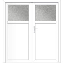 Doppeltür mit Glasausschnitt für mehr Lichteinfall