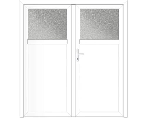 Doppeltür mit Glasausschnitt für mehr Lichteinfall