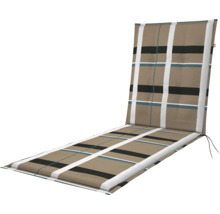 Auflage für Gartenliegen mit Karomuster