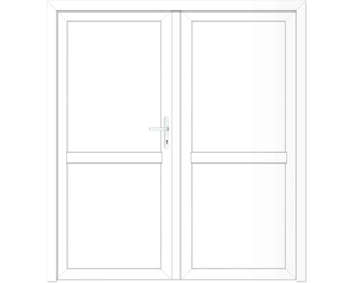 Doppeltür mit Griff