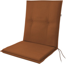 Stuhlkissen mit hoher Rückenlehne und Bindebändern