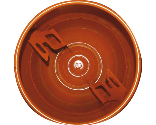 Innenansicht eines Betonmischers mit Mischwerkzeugen