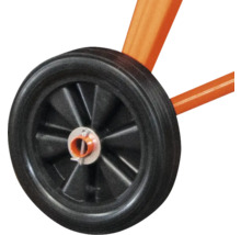 Rad eines Baugeräts