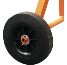 Rad eines Baugeräts