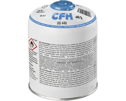 CFH Universalgas Kartusche mit 440 Gramm Füllmenge
