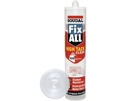 Soudal Fix ALL High Tack Clear Montagekleber transparent 305 g