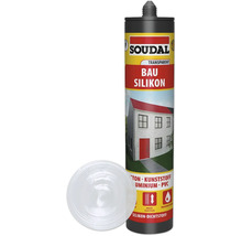 Soudal Bausilikon, transparent, in einer Kartusche
