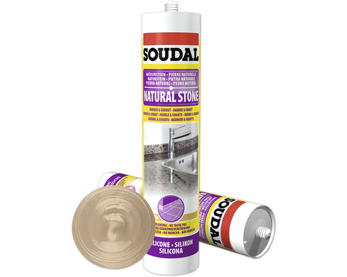 Soudal Naturstein Silikonkartusche für Marmor und Granit