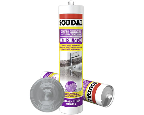 Soudal Naturstein Silikon Kartusche