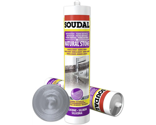 Soudal Naturstein Silikonkartusche für Naturstein